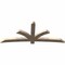 Ekena Millwork Davenport Smooth Timber Gable Bracket, Douglas Fir, 96"W x 40"H x 3 1/2"D x 5 1/2"F, 10/12 Pitch GBW096X40X0406DAV00SDF - alternate 3